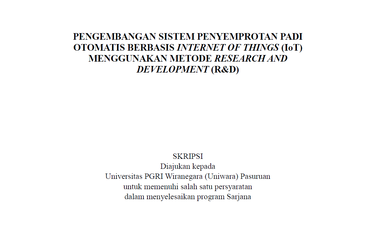 Karya Tulis Skripsi